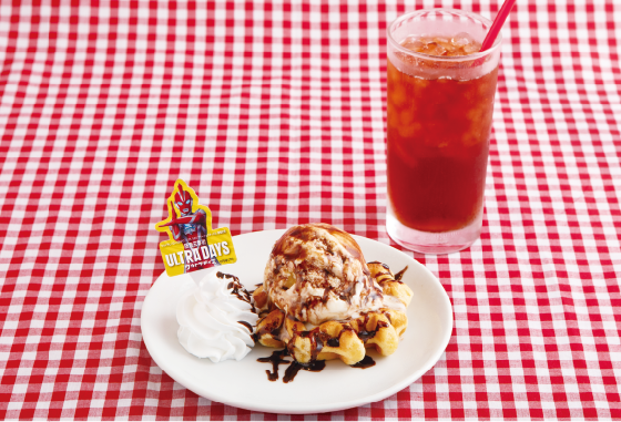 ワッフルアイスセット